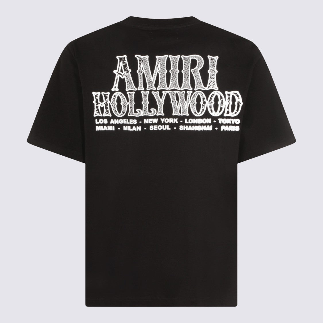 Amiri Black Cotton T-Shirt