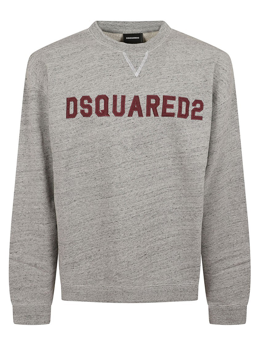Dsquared2 Varsity-Inspired D2 College Sweatshirt With Embossed Logo