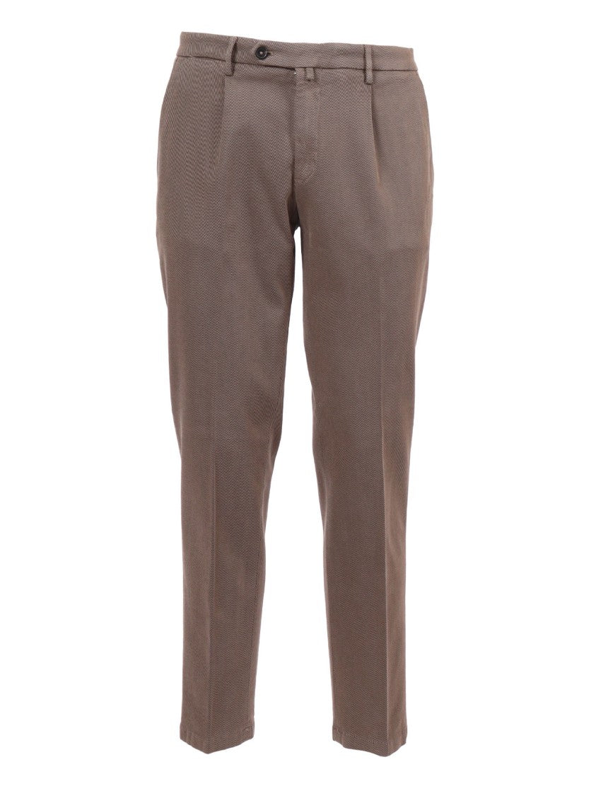 Briglia Tailored Fit Trousers With Minimalist Design And Straight Legs