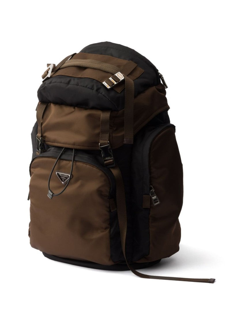 Prada Black Spacious Re-Nylon Harness Backpack