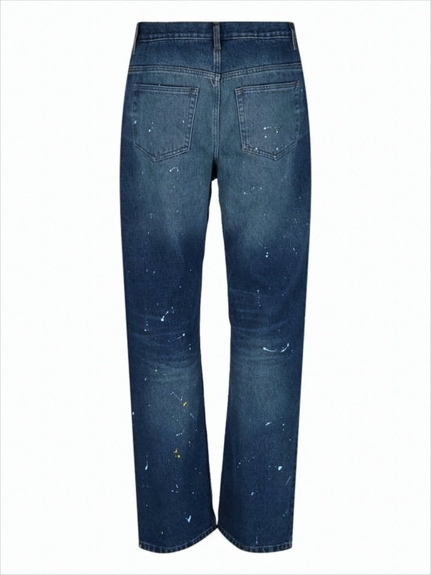 A.P.C. Mid-Blue Straight-Leg Denim Pants