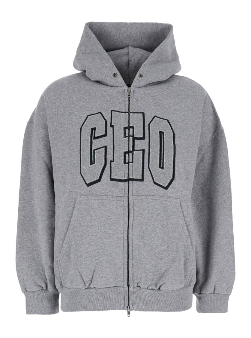 Balenciaga Small Fit Zip-Up Hoodie