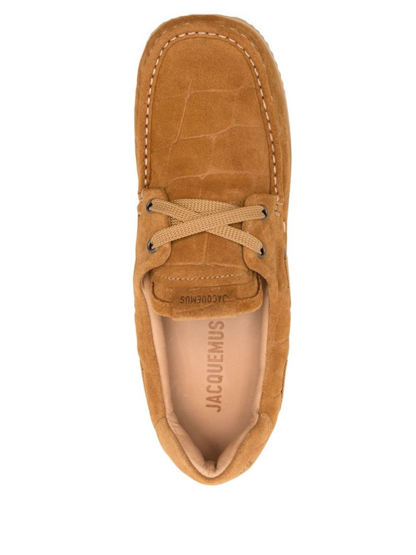 Jacquemus Les Batto Suede Moccasins