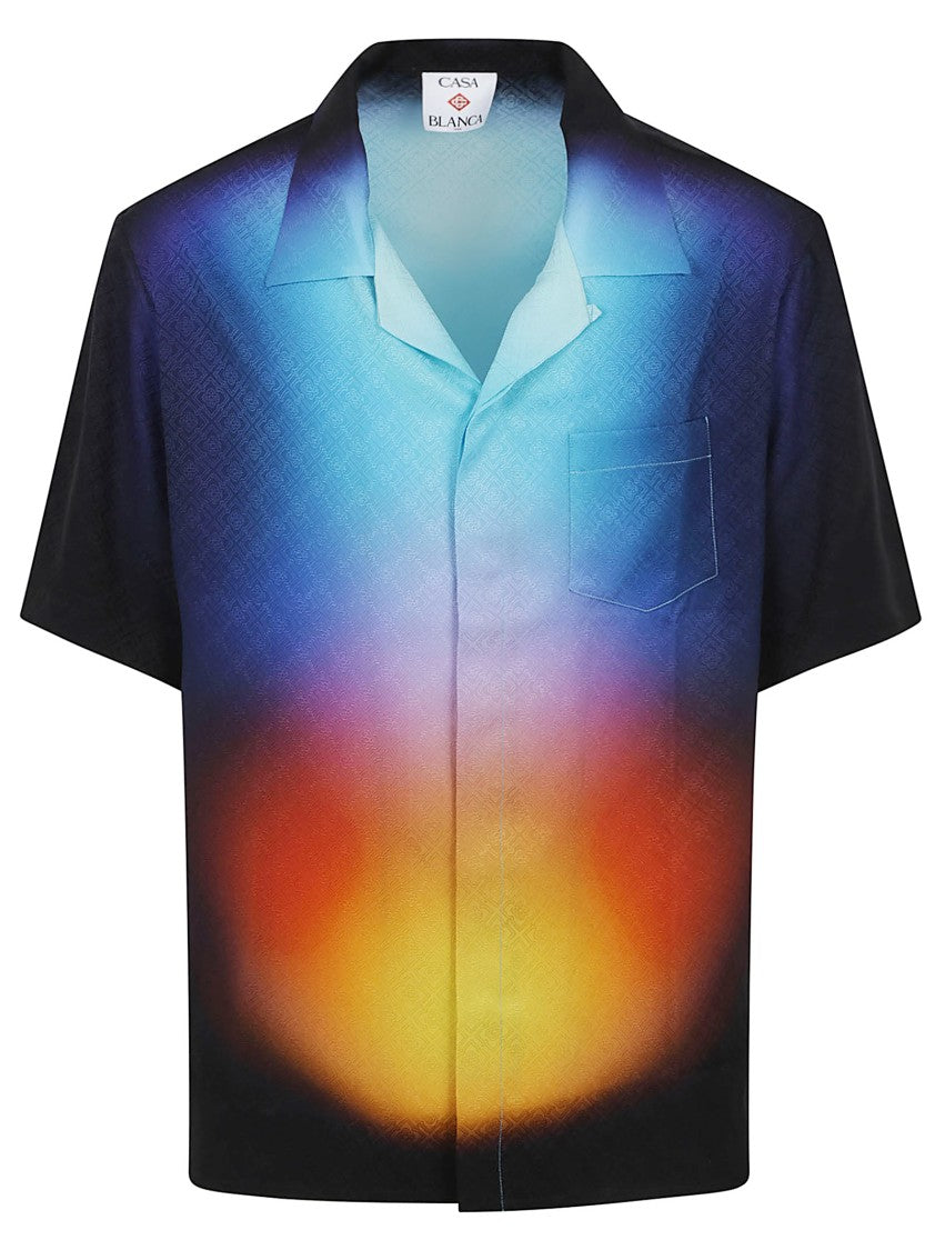 Casablanca Short Sleeve Cuban Collar Shirt