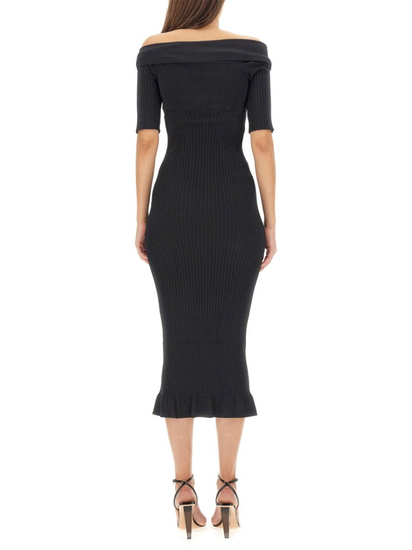 Philosophy Di Lorenzo Serafini Off-The-Shoulder Dress