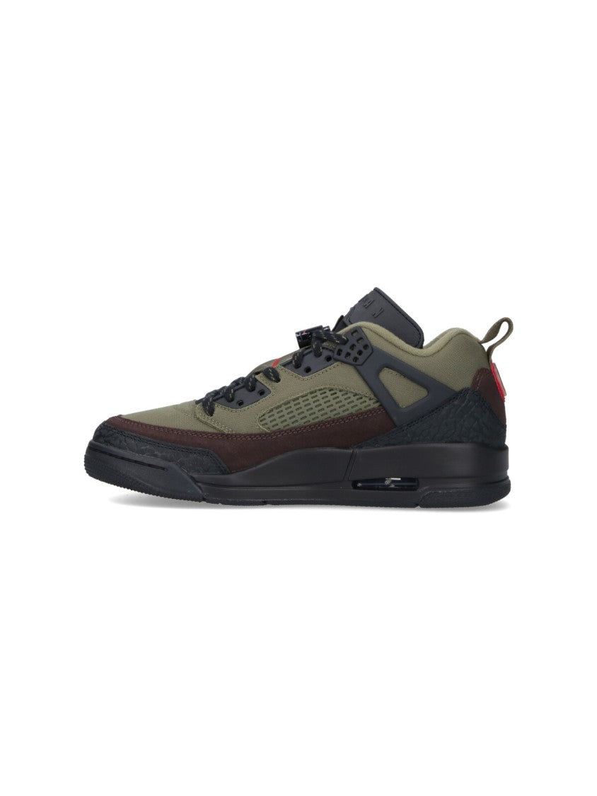 Nike "Jordan Spizike Low" Sneakers, In Green Fabric