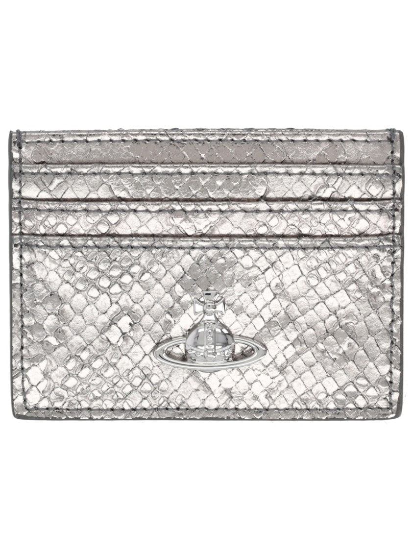Vivienne Westwood Flat Calf Leather Card Holder