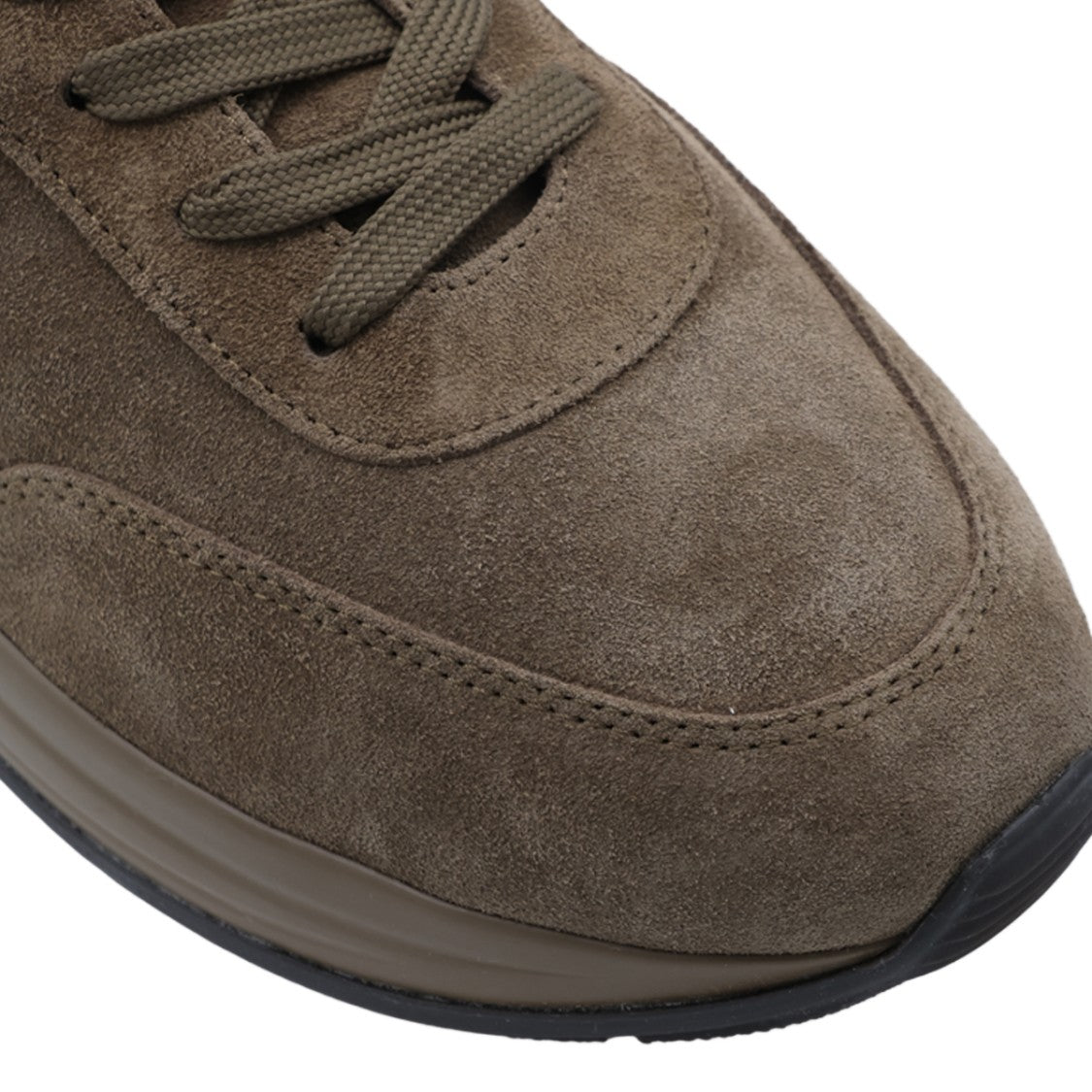 Hogan Suede Embossed-Logo Low-Profile Sneakers