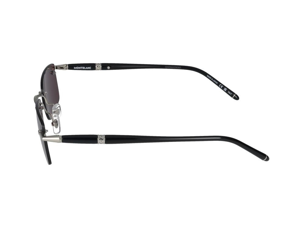 Montblanc Sunglasses Mb0344s 002 Silver Black Violet 54/20/150