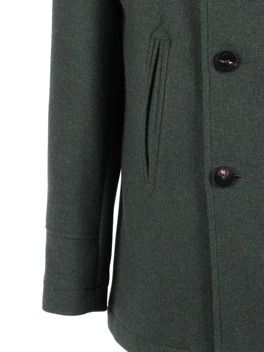 Camplin Island - S Double-Breasted Wool Coat
