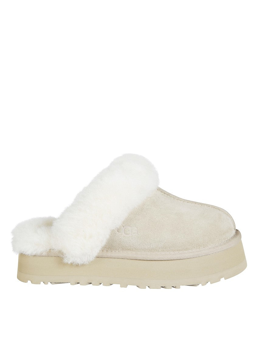 Ugg Disquette Plush Collar Slip-On Flats