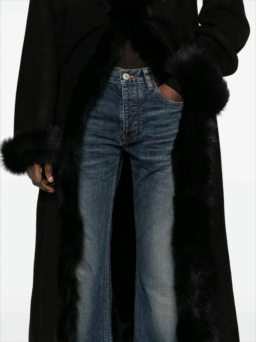 Balenciaga Medium Blue Flared Denim Pants
