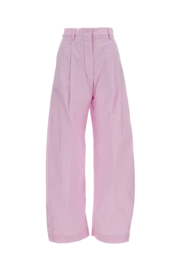 The Latest Wide-Leg Palazzo Trousers With Waist Pleats And Flap Pockets