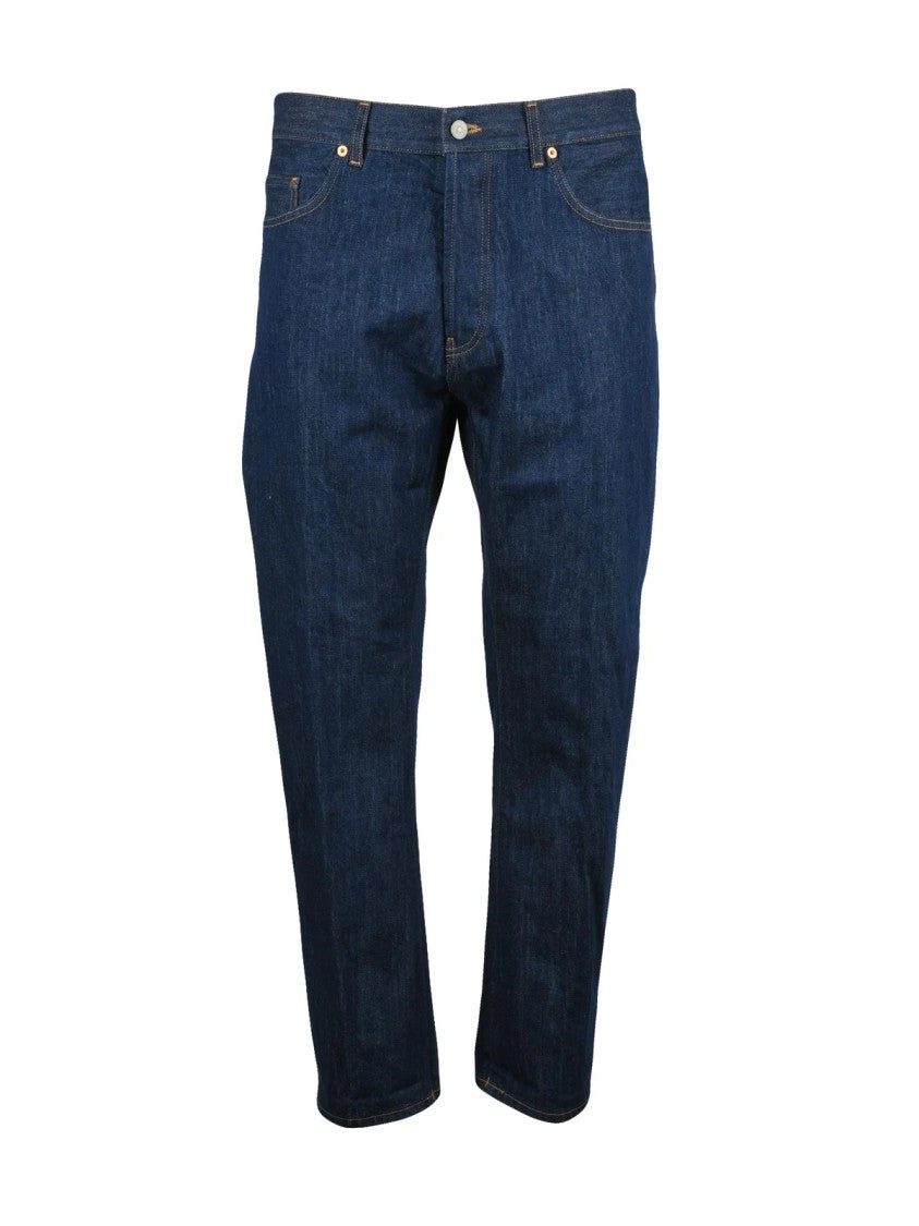 Dondup Blue Unique Edition Regular Fit Cotton Jeans