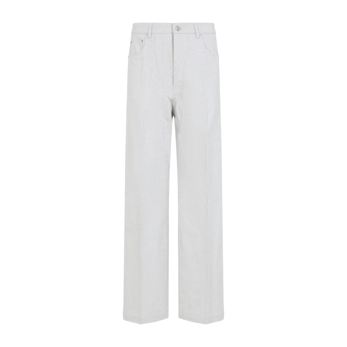 Rick Owens Dinge White Cotton Geth Jeans