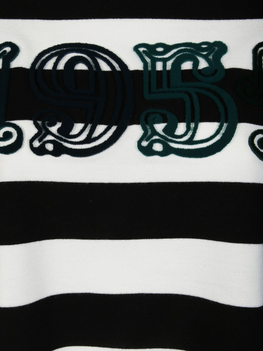 Max Mara Cropped Sweater With Vintage Embroidery