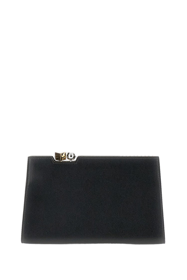 Jacquemus Black Le Salon Pochette Clutch Bag