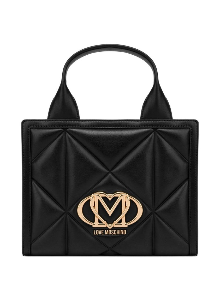 Love Moschino Quilted Black Handbag