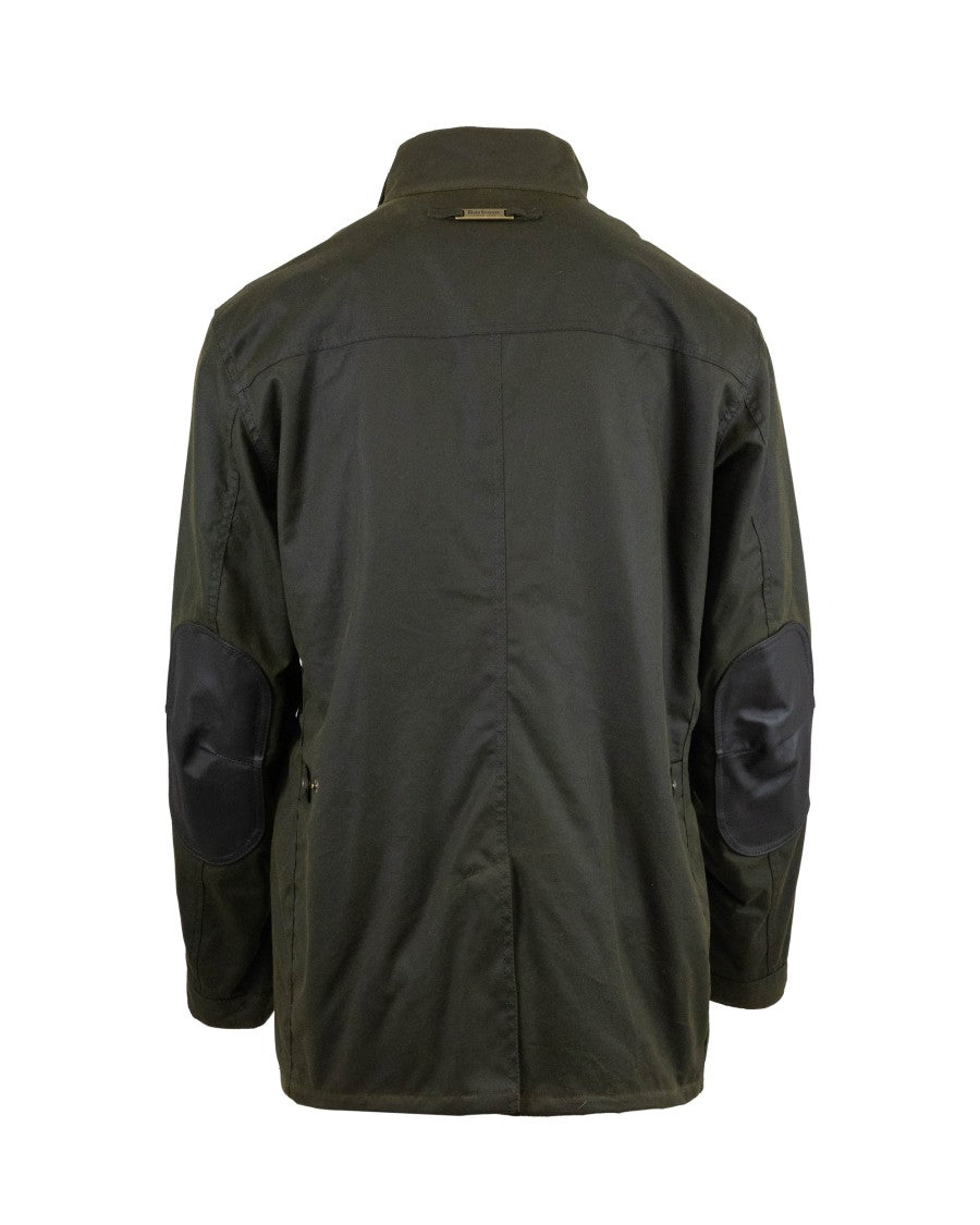 Barbour Ogston Wax Jacket - Olive Green