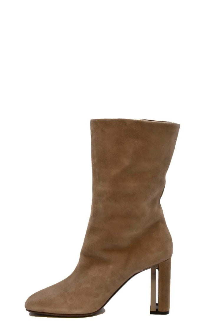 Vic Matié Taupe Suede Slouch Bootie