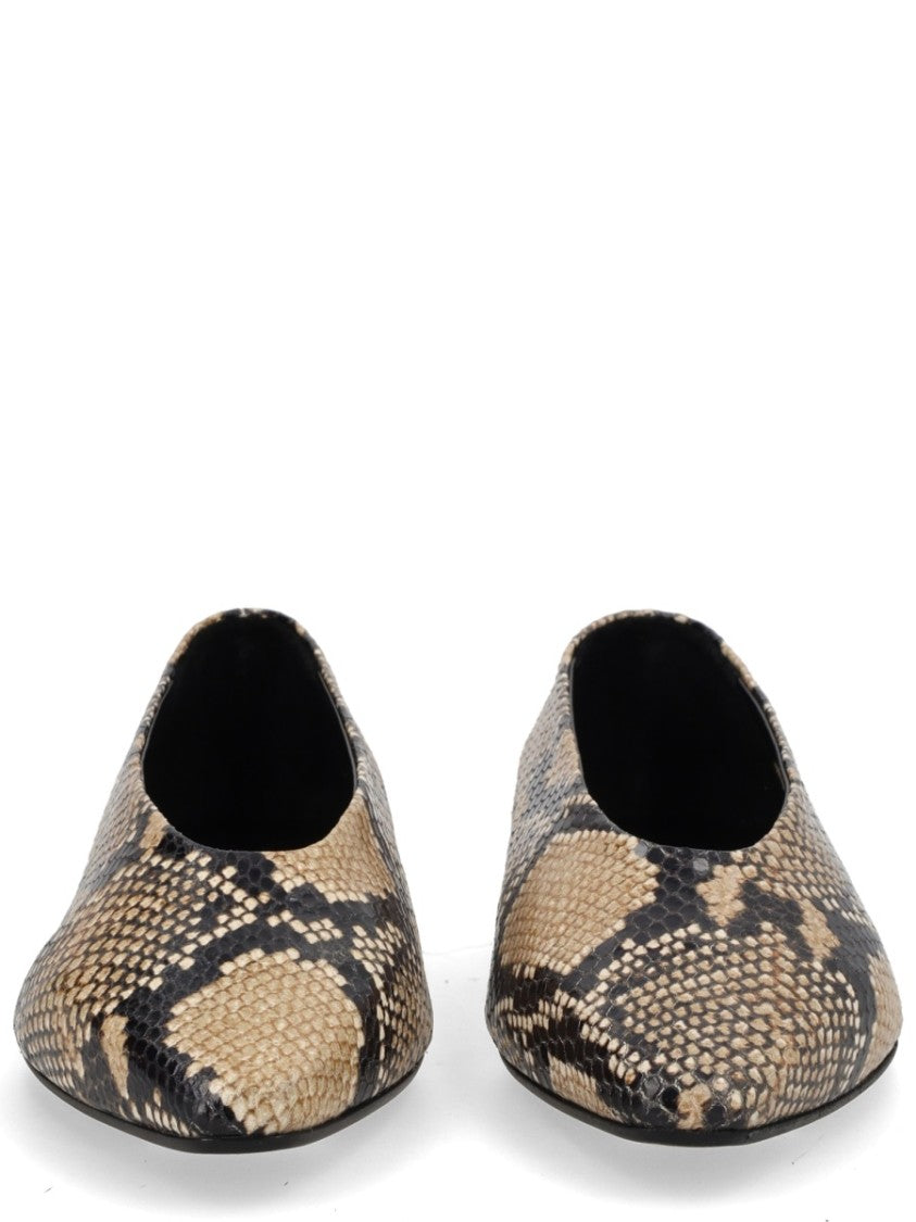 Aeydē Beige Betty Pointed Toe Flats