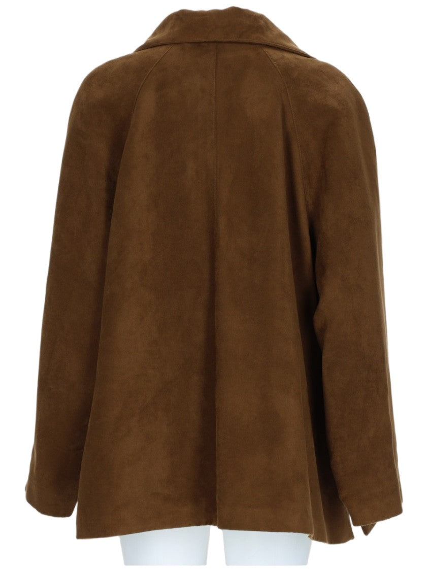 Alysi Relaxed-Fit Brown Dainetto Coat