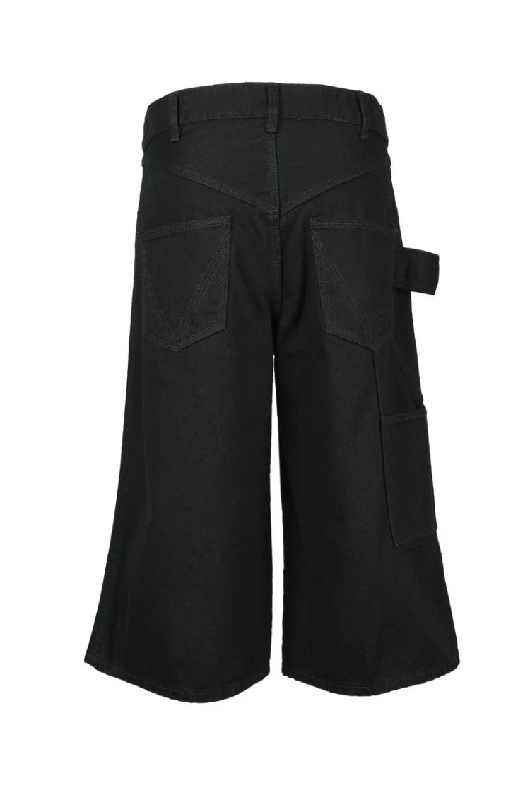 Bottega Veneta Cotton Bermuda Shorts - Black