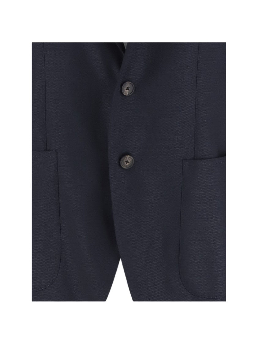Tagliatore Single-Breasted Stretch Wool Jacket