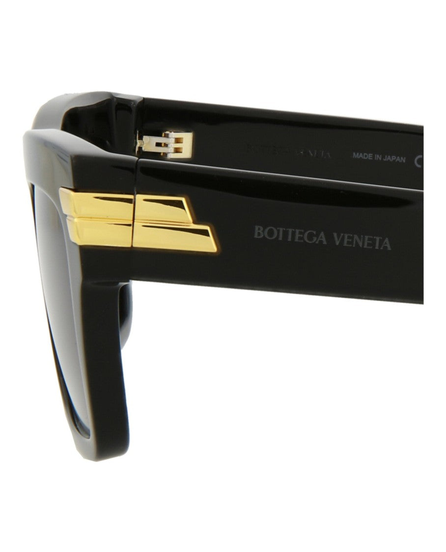 Bottega Veneta Square-Frame Acetate Sunglasses With Gold Accents