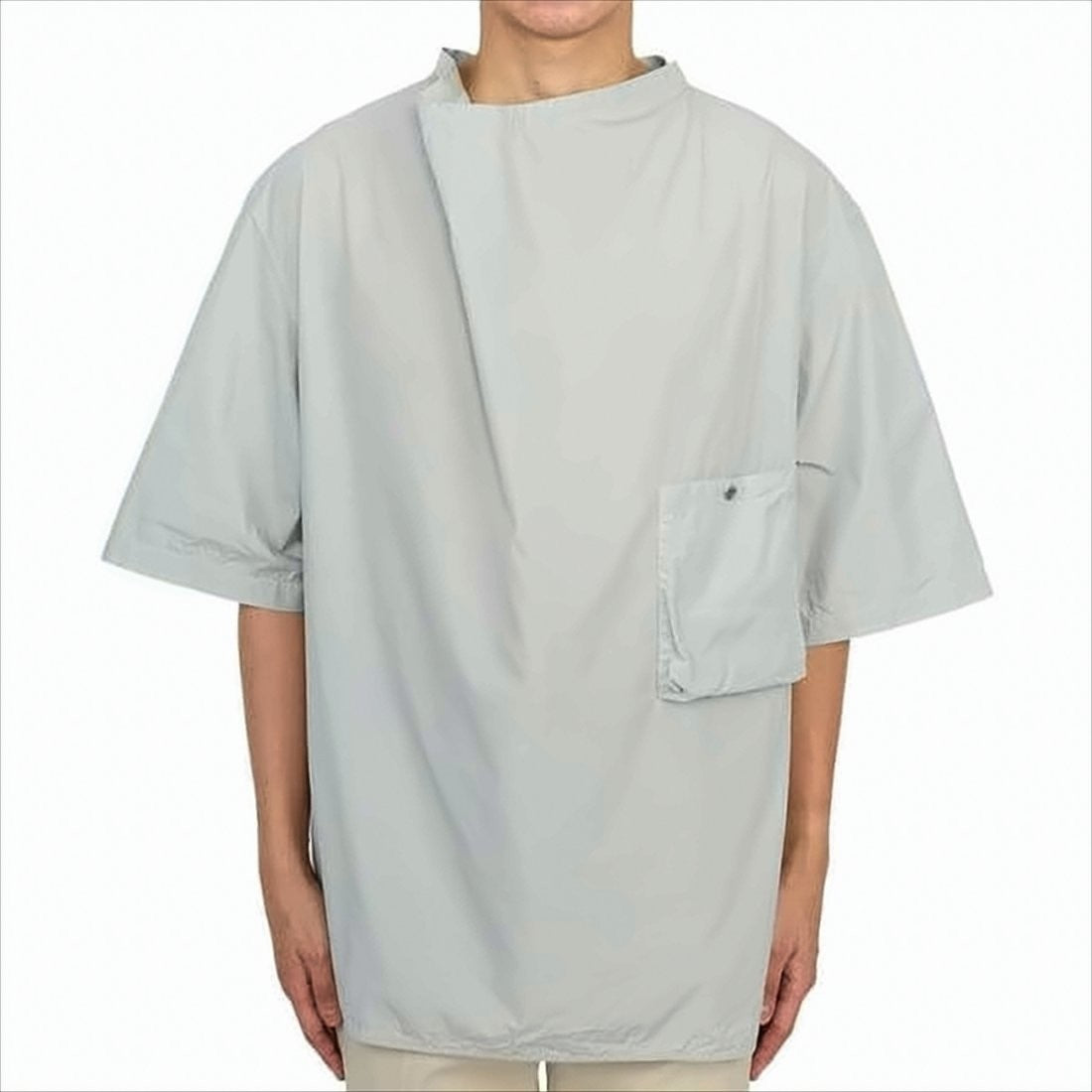 Lemaire Loose-Fitting Short-Sleeve T-Shirt With Structured Neckline