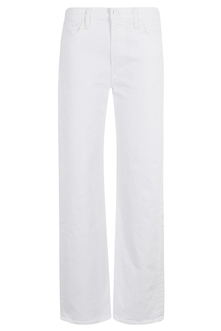 Mother The Dodger Sneak High-Waisted Straight Leg Jeans