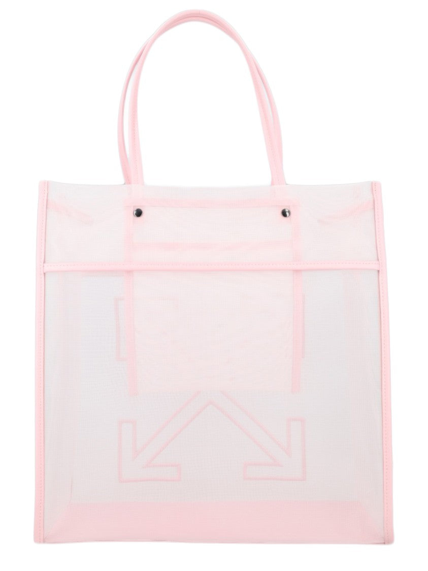 Off-White Market Translucent Intersecting Arrows Tote Bag