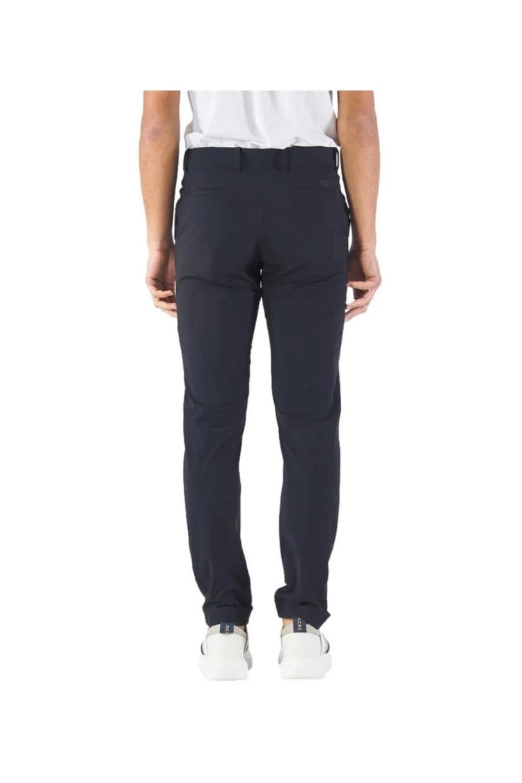 Rrd Black Tailored Polyamide-Elastan Classic Trousers