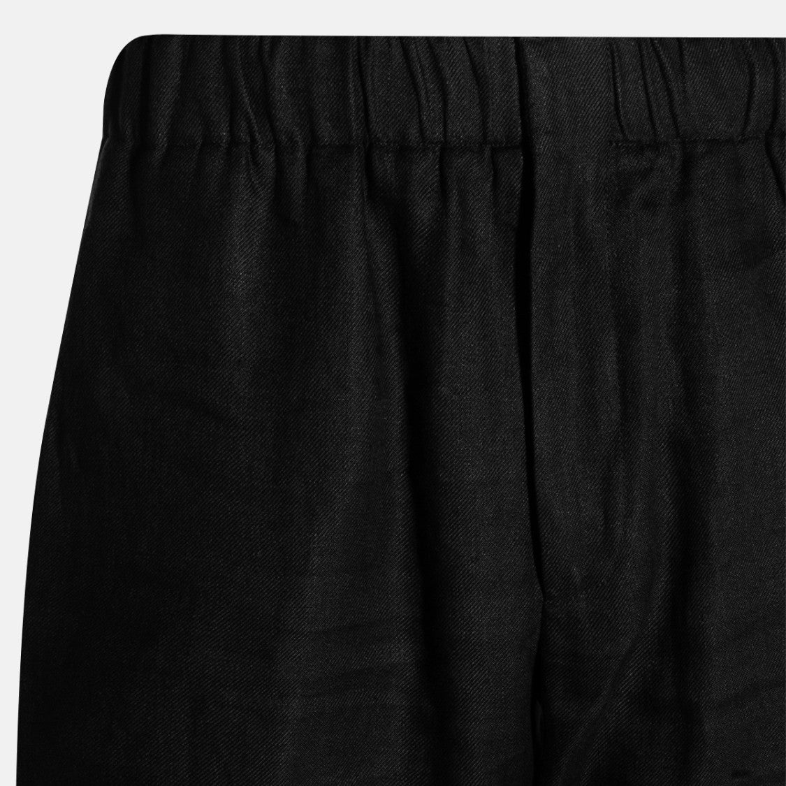 Lardini Straight Leg Trousers With Textured Fabric And Elastic Waistband