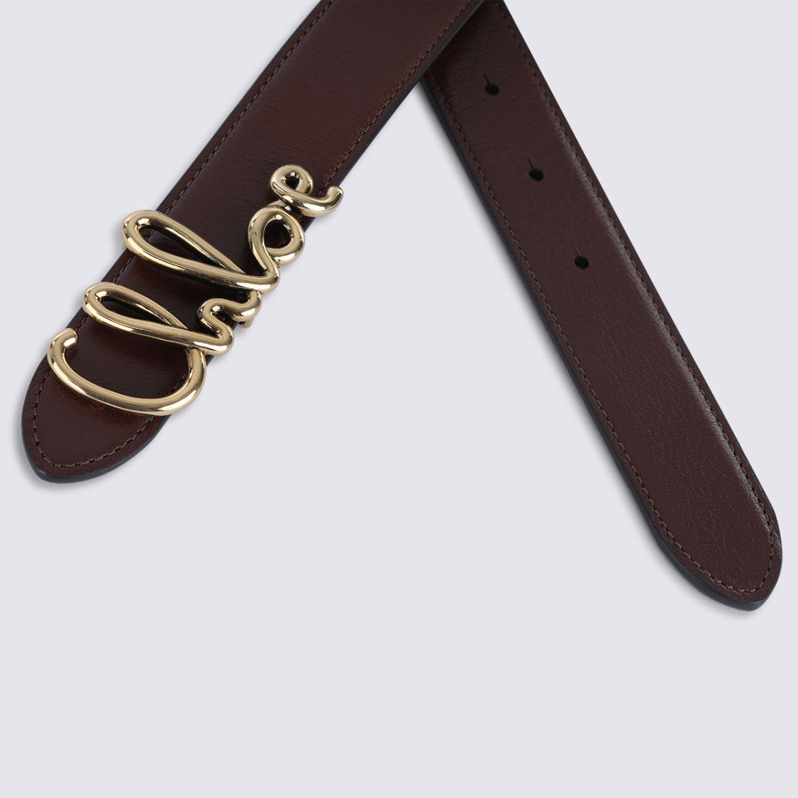 Chloé Brown Leather Belt