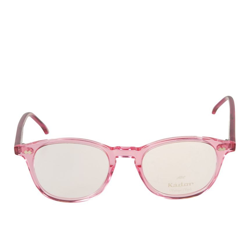 Kador Pepper Translucent Pink Rounded Rectangular Eyeglasses