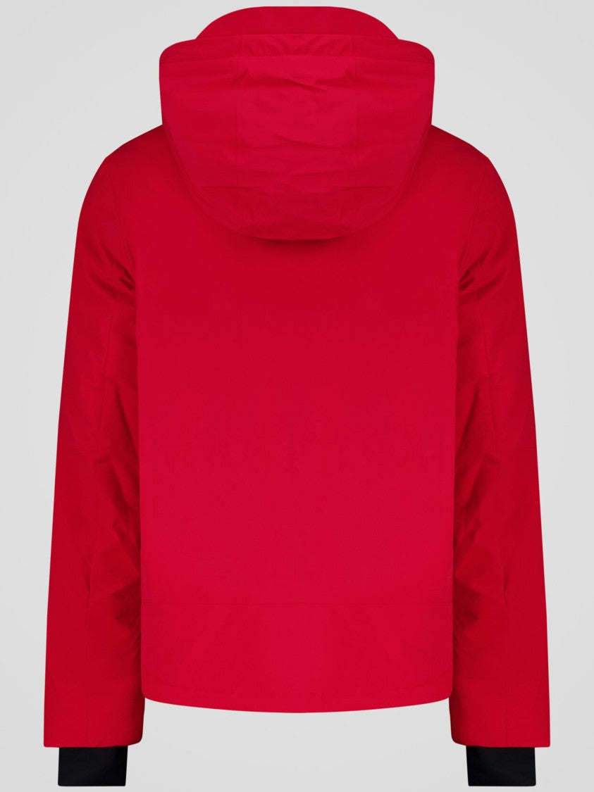 Ciesse Piumini Red Mauro Casual Hooded Minimalist Jacket