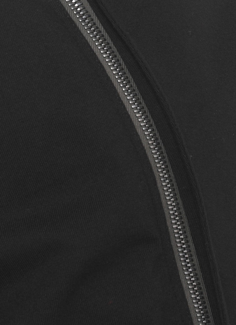 Rick Owens Black Hollywood Flight Zip Sweatshirt