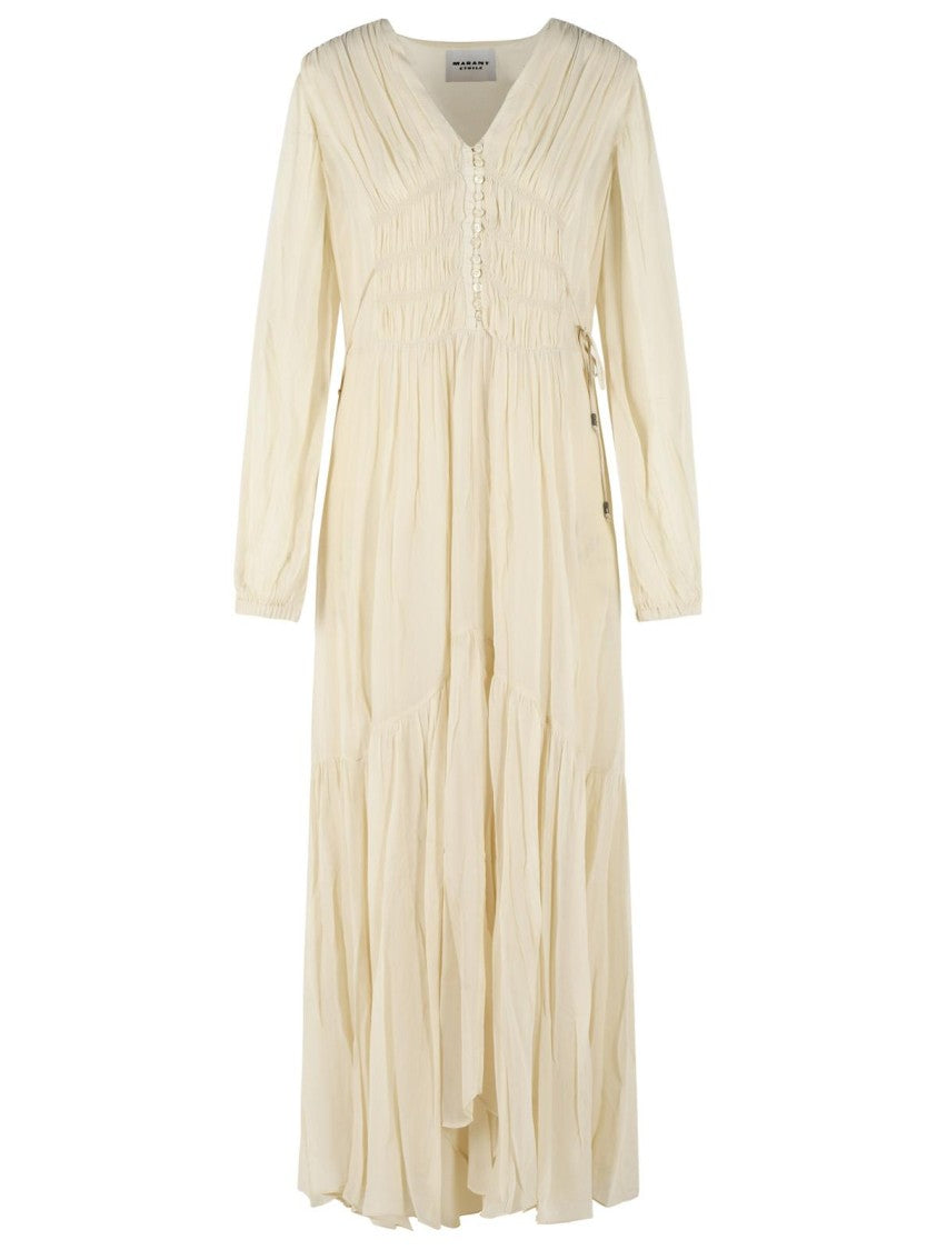 Isabel Marant Étoile 'Briane' Beige Viscose Dress