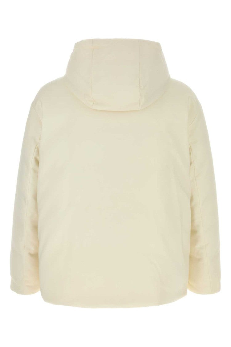 Valentino Garavani Ivory Wool Blend Padded Jacket