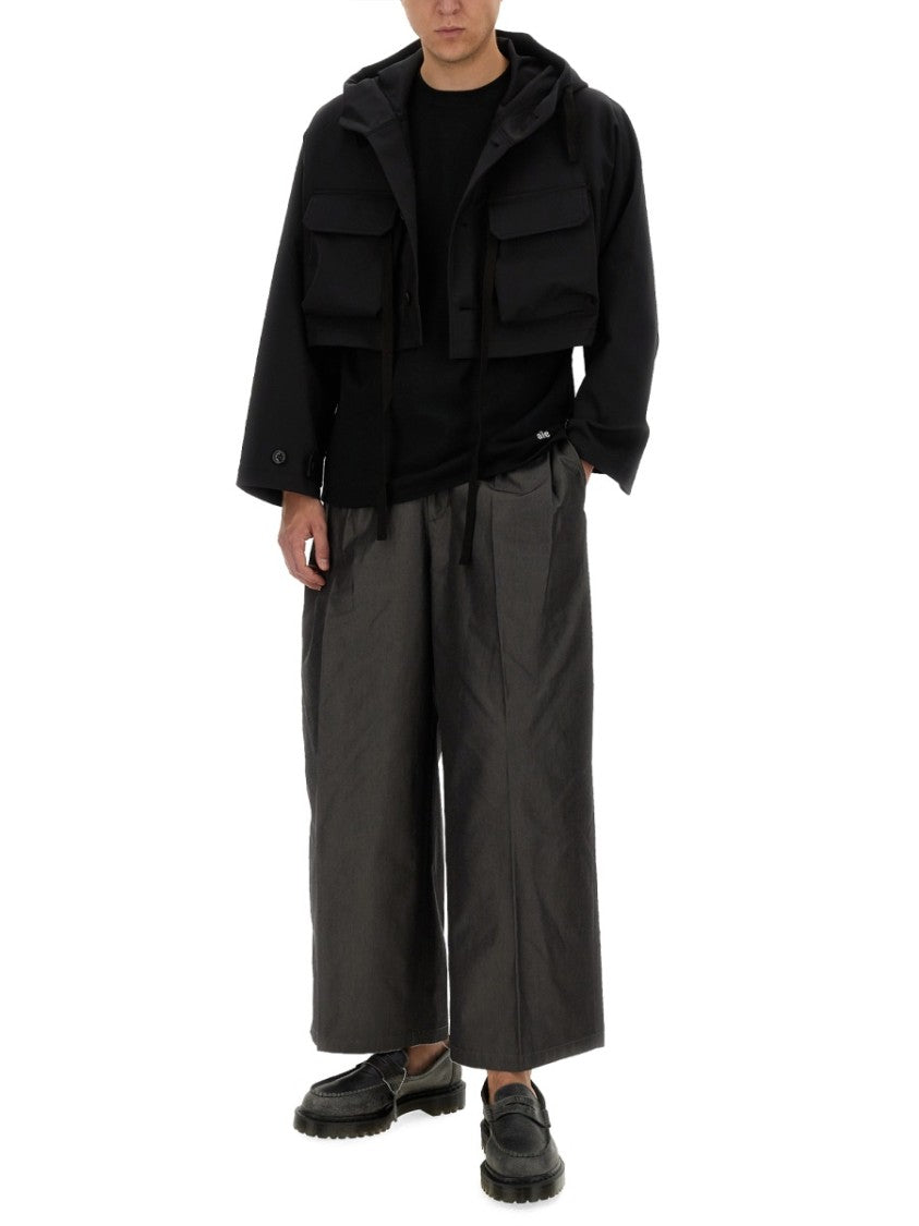 Aïe Cropped Black Jacket