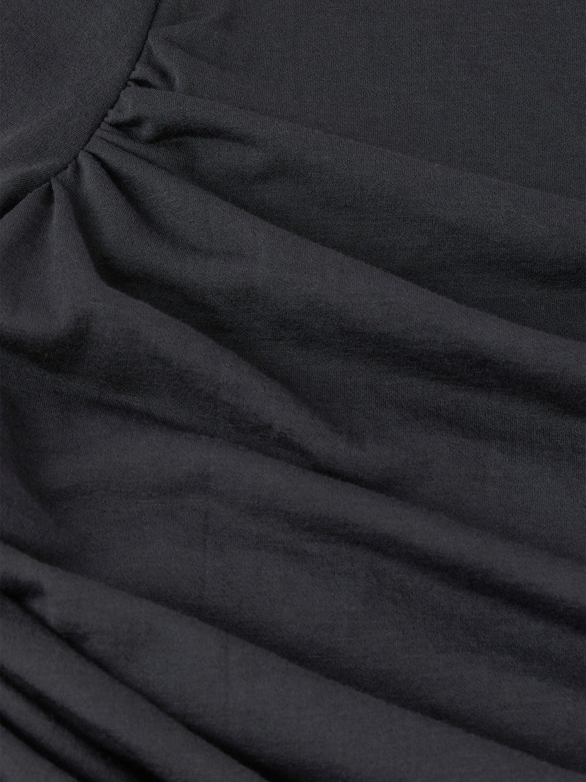 Soeur Fitted Long-Sleeve Top With Ruched Detailing