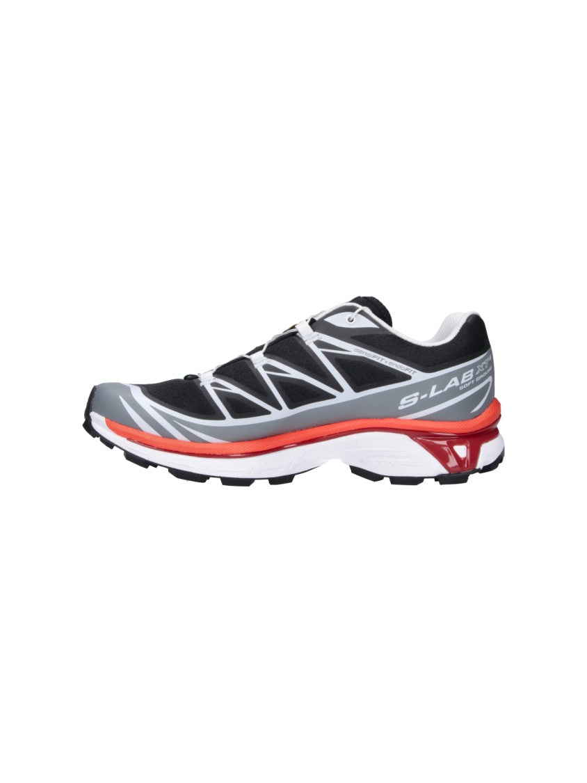 Salomon Multicolor Fabric Xt-6 Sneakers With Quicklace™ Closure And Textured Sole