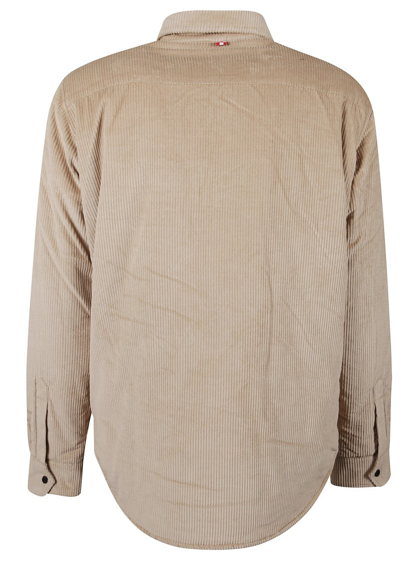 Mc2 Saint Barth Beige Corduroy Shirt
