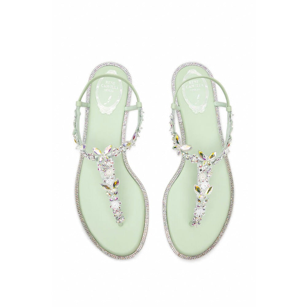 René Caovilla Diana Flat Thongs