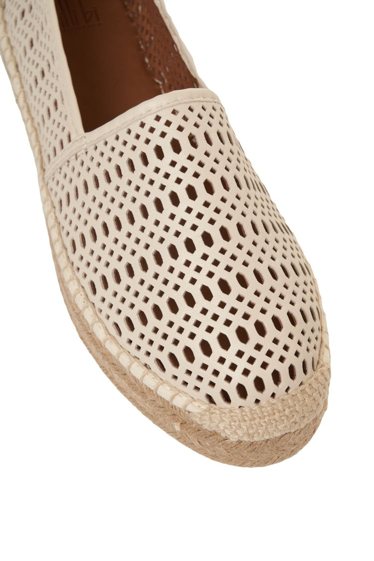 Billi Bi Billi Bi Leather Espadrilles With Cut-Out Design
