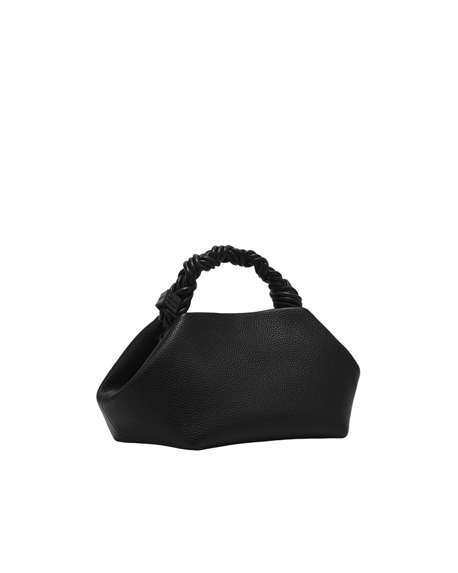 Ganni Grained Black Small Bou Bag