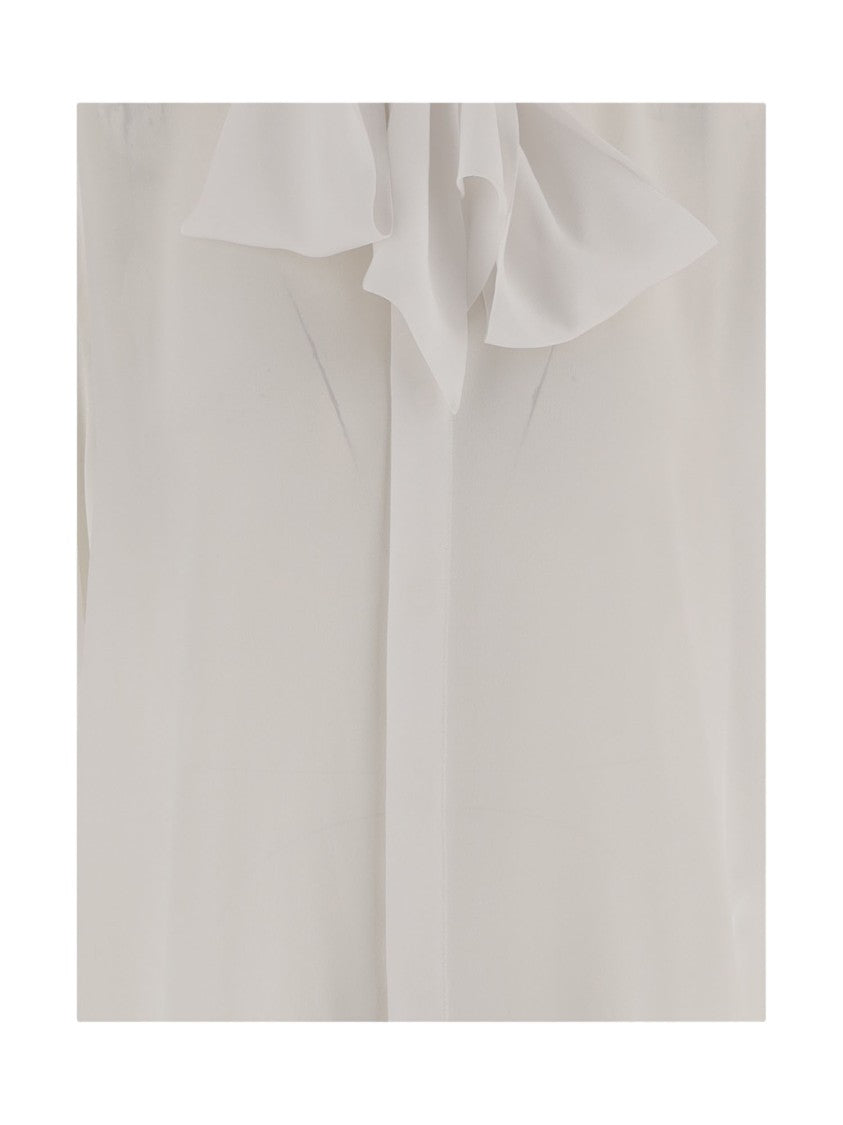 Sa Su Phi Silk Shirt With Mandarin Collar