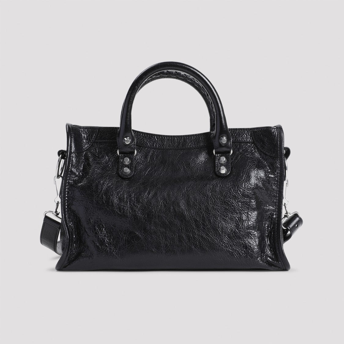 Balenciaga Black Calf Leather Le City Bag