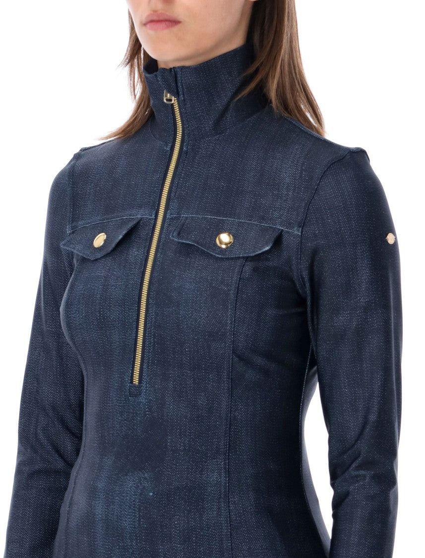 Goldbergh Denim-Effect Interlock Powerstretch Yunnai Shirt